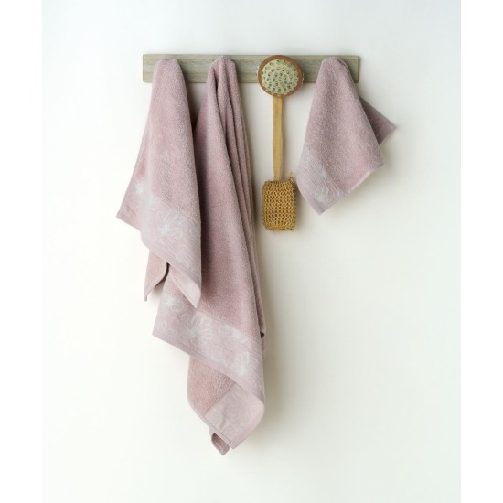 Πετσέτες Σετ Stylish Belagio 35 Jacquard Cotton Kentia 3Τεμ