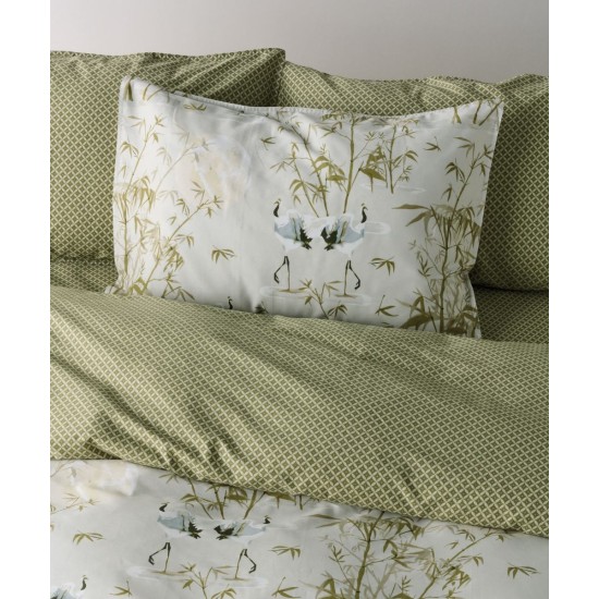 Σεντόνια Υπέρδιπλα Σετ Stylish Shizen 36 Satin 300TC Cotton Kentia (240x270) 4Τεμ