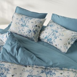Παπλωματοθήκη Υπέρδιπλη Σετ Stylish Shizen 01 Satin 300TC Cotton Kentia (220x240) 3Τεμ