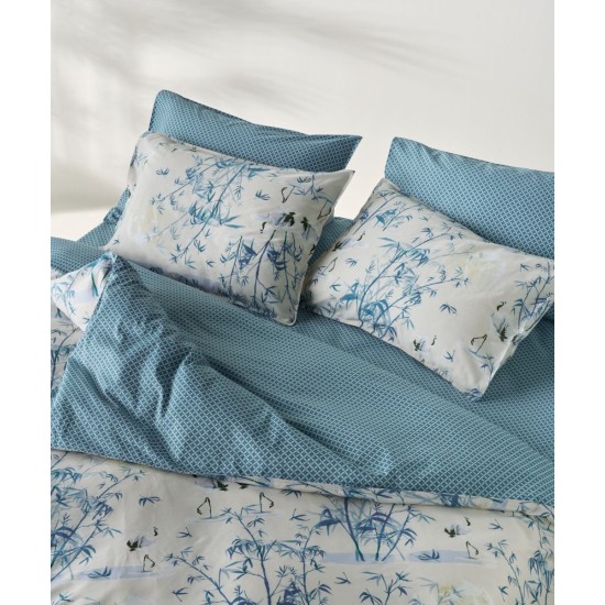 Παπλωματοθήκη Υπέρδιπλη Σετ Stylish Shizen 01 Satin 300TC Cotton Kentia (220x240) 3Τεμ