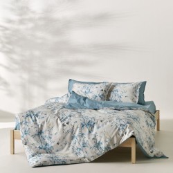 Παπλωματοθήκη Υπέρδιπλη Σετ Stylish Shizen 01 Satin 300TC Cotton Kentia (220x240) 3Τεμ