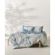 Παπλωματοθήκη Υπέρδιπλη Σετ Stylish Shizen 01 Satin 300TC Cotton Kentia (220x240) 3Τεμ