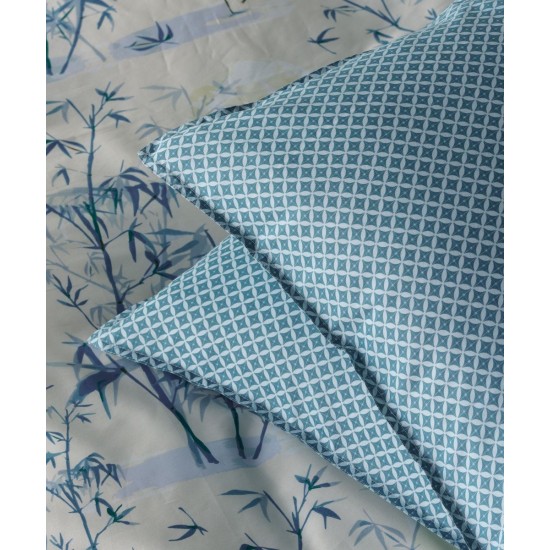 Μαξιλαροθήκες Σετ Stylish Shizen 01A Satin 300TC Cotton Kentia (50x70+1) 2Τεμ