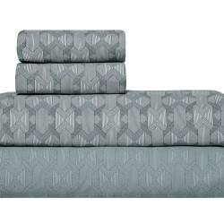 Σεντόνια King Σετ Stylish Artisan Satin 300TC Cotton Kentia (270x270) 4Τεμ
