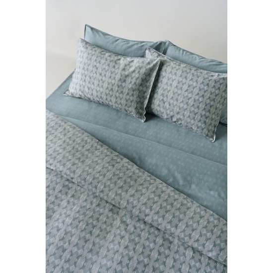 Σεντόνια King Σετ Stylish Artisan Satin 300TC Cotton Kentia (270x270) 4Τεμ