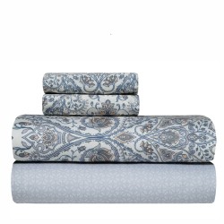 Σεντόνια King Σετ Stylish Aniz Satin 300TC Cotton Kentia (270x270) 4Τεμ