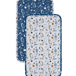 Σελτεδάκια Σετ Versus Garnet Cotton Kentia (70x42) 2Τεμ