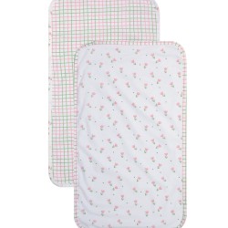 Σελτεδάκια Σετ Versus Lirio Cotton Kentia (70x42) 2Τεμ