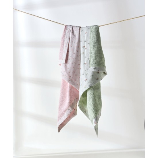 Κουβέρτα Καλοκαιρινή Βρεφική Αγκαλιάς Stylish Gonzo Διπλής Όψης Waffle Cotton Kentia (70x100) 1Τεμ