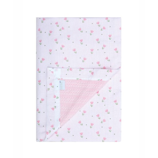 Κουβέρτα Καλοκαιρινή Βρεφική Αγκαλιάς Stylish Lirio Διπλής Όψης Waffle Cotton Kentia (70x100) 1Τεμ