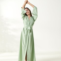 Κιμονό Μακρύ Stylish YN 25 MNX Green Kentia 1Τεμ