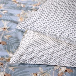Μαξιλαροθήκες Σετ Stylish Sumela 32A 210TC Satin Cotton Kentia (50x70+1) 2Τεμ