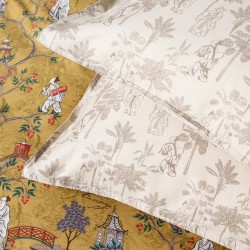 Μαξιλαροθήκες Σετ Stylish Ugetsu 41A 210TC Satin Cotton Kentia (50x70+1) 2Τεμ