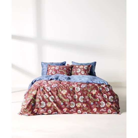 Σεντόνια Υπέρδιπλα Σετ Stylish Cortney 210TC Satin Cotton Kentia (240x270) 4Τεμ