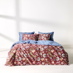Παπλωματοθήκη Υπέρδιπλη Σετ Stylish Cortney 210TC Satin Cotton Kentia (220x240+1) 3Τεμ