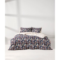 Παπλωματοθήκη Υπέρδιπλη Σετ Stylish Liliver 210TC Satin Cotton Kentia (220x240+1) 3Τεμ