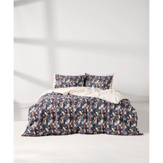 Μαξιλαροθήκες Σετ Stylish Liliver 210TC Satin Cotton Kentia (50x70+1) 2Τεμ
