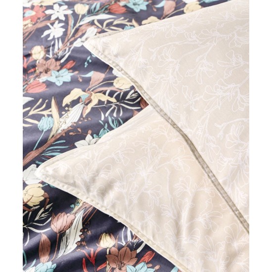 Μαξιλαροθήκες Σετ Stylish Liliver A 210TC Satin Cotton Kentia (50x70+1) 2Τεμ