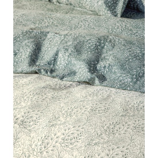Παπλωματοθήκη King Σετ Stylish Elsy 02 Satin Cotton Kentia (260x240+1) 3Τεμ
