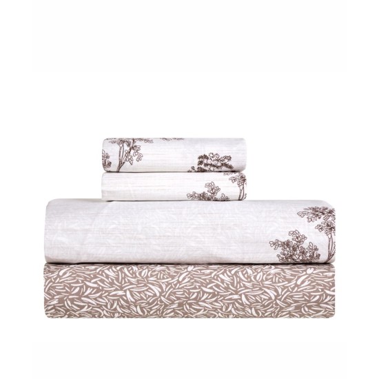 Σεντόνια King Σετ Stylish Cruso Percale 260TC Cotton Kentia (270x270) 4Τεμ