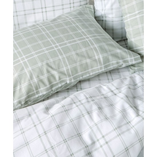 Σεντόνια Μονά Σετ Loft Jinu 36 Cotton Kentia (90x200+35 ) Με Λάστιχο 3Τεμ