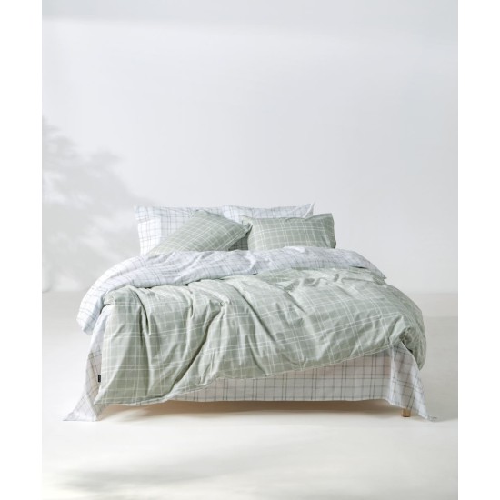 Σεντόνια Μονά Σετ Loft Jinu 36 Cotton Kentia (90x200+35 ) Με Λάστιχο 3Τεμ