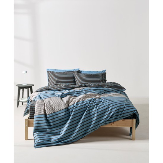 Παπλωματοθήκη Ημίδιπλη Σετ Vesus Esra 01 Cotton Kentia (185x245) 2Τεμ