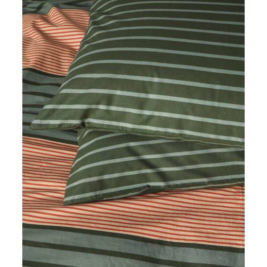 Σεντόνια Υπέρδιπλα Σετ Vesus Esra 02 Cotton Kentia (160x200+35 ) Με Λάστιχο 4Τεμ