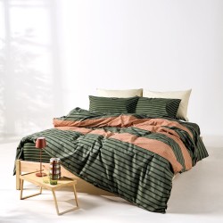 Παπλωματοθήκη Ημίδιπλη Σετ Vesus Esra 02 Cotton Kentia (185x245) 2Τεμ