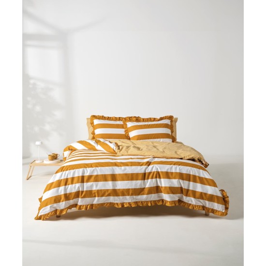 Παπλωματοθήκη Μονή Σετ Vesus Iokasti 03 Cotton Kentia (165x245) 2Τεμ