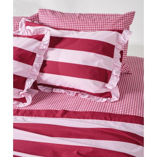 Σεντόνια Μονά Σετ Vesus Iokasti 27 Cotton Kentia (160x270) 3Τεμ