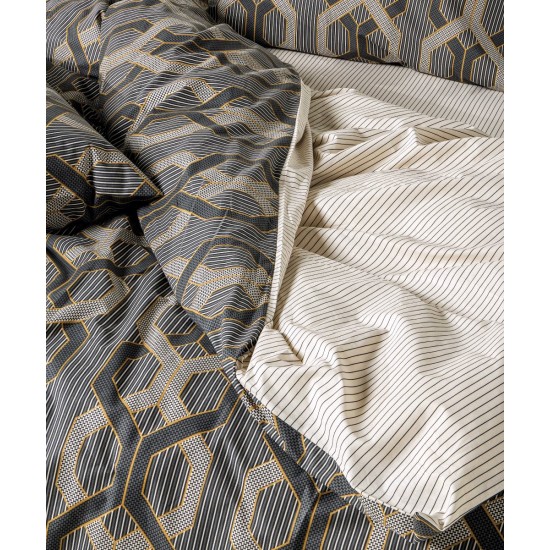 Παπλωματοθήκη Υπέρδιπλη Σετ Vesus Alexei 15 Cotton Kentia (225x245) 3Τεμ
