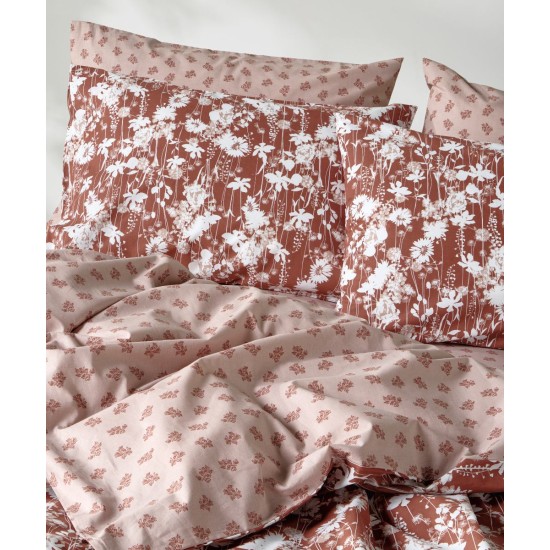 Σεντόνια King Σετ Vesus Mado Cotton Kentia (180x200+35 ) Με Λάστιχο 4Τεμ