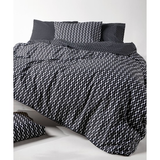 Παπλωματοθήκη Μονή Σετ Vesus Satouma Cotton Kentia (165x245) 2Τεμ