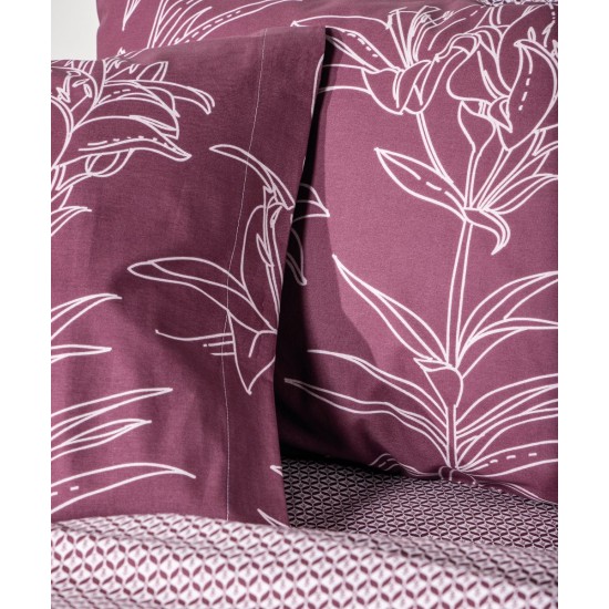 Σεντόνια Υπέρδιπλα Σετ Vesus Saporo 05 Cotton Kentia (240x270) 4Τεμ