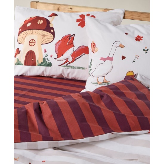 Παπλωματοθήκη Παιδική Μονή Σετ Versus Alpu Cotton Kentia (165x245) 2Τεμ