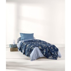 Κουβέρτα Fleece Παιδική Μονή Loft Milky Kentia (160x220) 1Τεμ