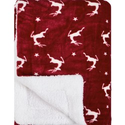 Κουβέρτα Fleece Με Sherpa Καναπέ Stylish Snow 262 Kentia (130x170) 1Τεμ