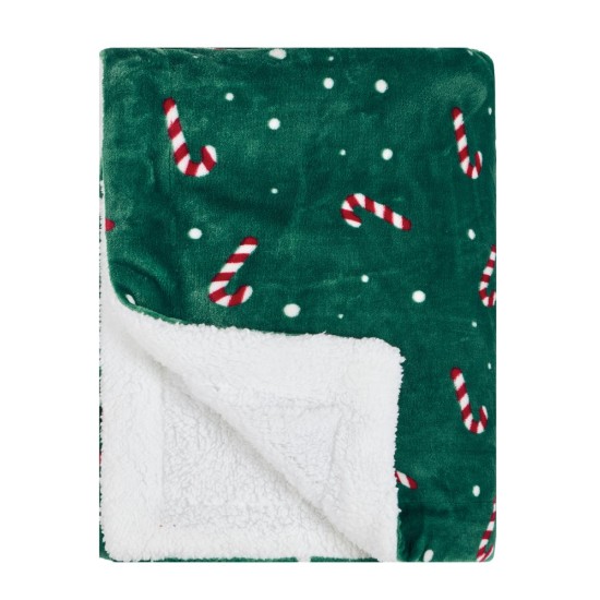 Κουβέρτα Fleece Με Sherpa Καναπέ Stylish Snow 263 Kentia (130x170) 1Τεμ