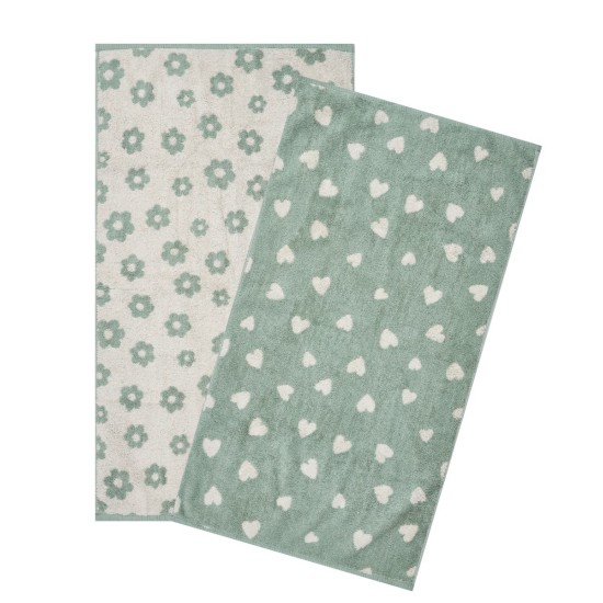 Πετσέτες Προσώπου Σετ Versus Magy 10 Jacquard Cotton Kentia (50x90) 2Τεμ