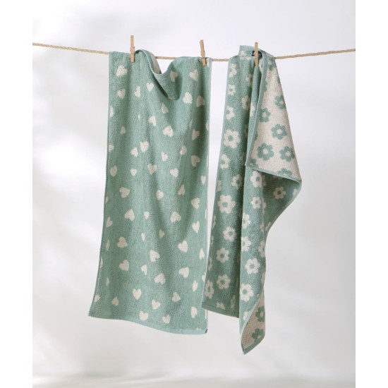 Πετσέτες Προσώπου Σετ Versus Magy 10 Jacquard Cotton Kentia (50x90) 2Τεμ