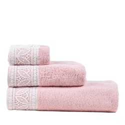 Πετσέτες Σετ Stylish Kristian Με Δαντέλα Cotton Kentia 3Τεμ