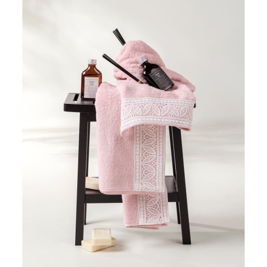 Πετσέτες Σετ Stylish Kristian Με Δαντέλα Cotton Kentia 3Τεμ