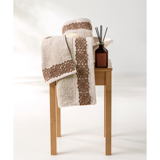 Πετσέτες Σετ Stylish Martha Cotton Kentia 3Τεμ