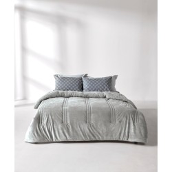 Κουβερτοπάπλωμα Με Sherpa Ημίδιπλο Stylish Notturno 2622 Velvet Kentia (180x240) 1Τεμ
