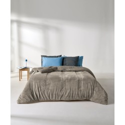 Κουβερτοπάπλωμα Με Sherpa Ημίδιπλο Stylish Notturno 34 Velvet Kentia (180x240) 1Τεμ