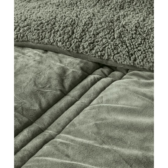 Κουβερτοπάπλωμα Με Sherpa Υπέρδιπλο Stylish Notturno 2602 Velvet Kentia (220x240) 1Τεμ