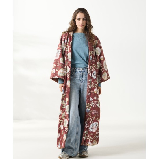 Κιμονό Βελουτέ Stylish Cortney Kentia 1Τεμ