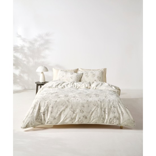 Παπλωματοθήκη Υπέρδιπλη Σετ Stylish Linsey Velvet Kentia (220x240) 3Τεμ