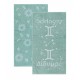 Πετσέτες Σετ Versus Astrology Didimos Jacquard Cotton Kentia (50x90) 2Τεμ